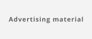 Advertising material